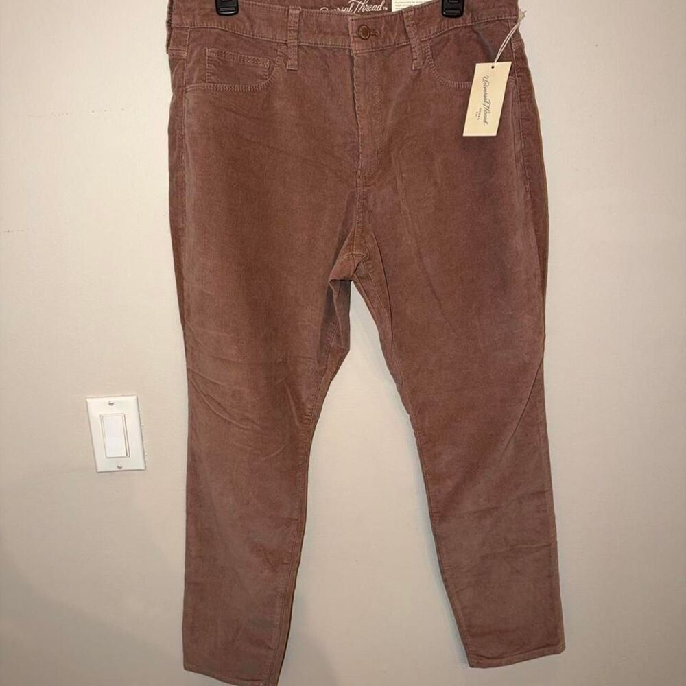 Universal-thread Women's Brown and Tan Trousers